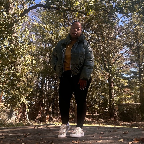 Army green S-Deer goose feather bomber jacket - Picture 5 of 7